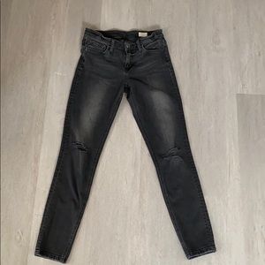Bridge by Gly Black Distressed Skinny Jeans